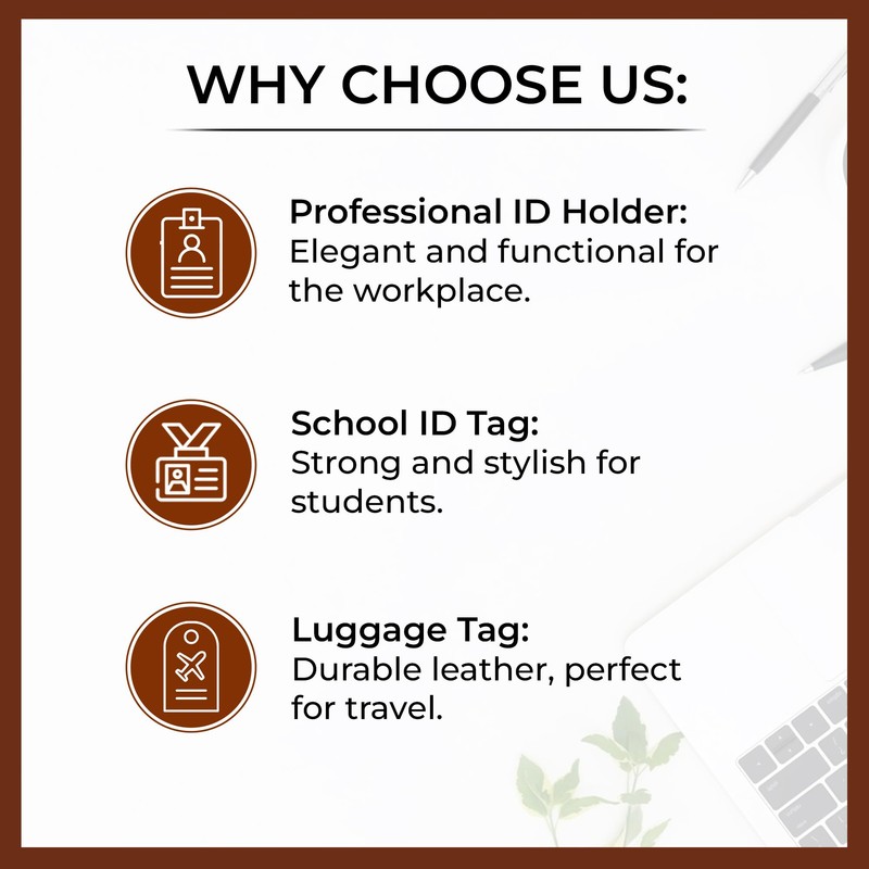 Trizek - ID Badge Luggage Tag School and Working Card