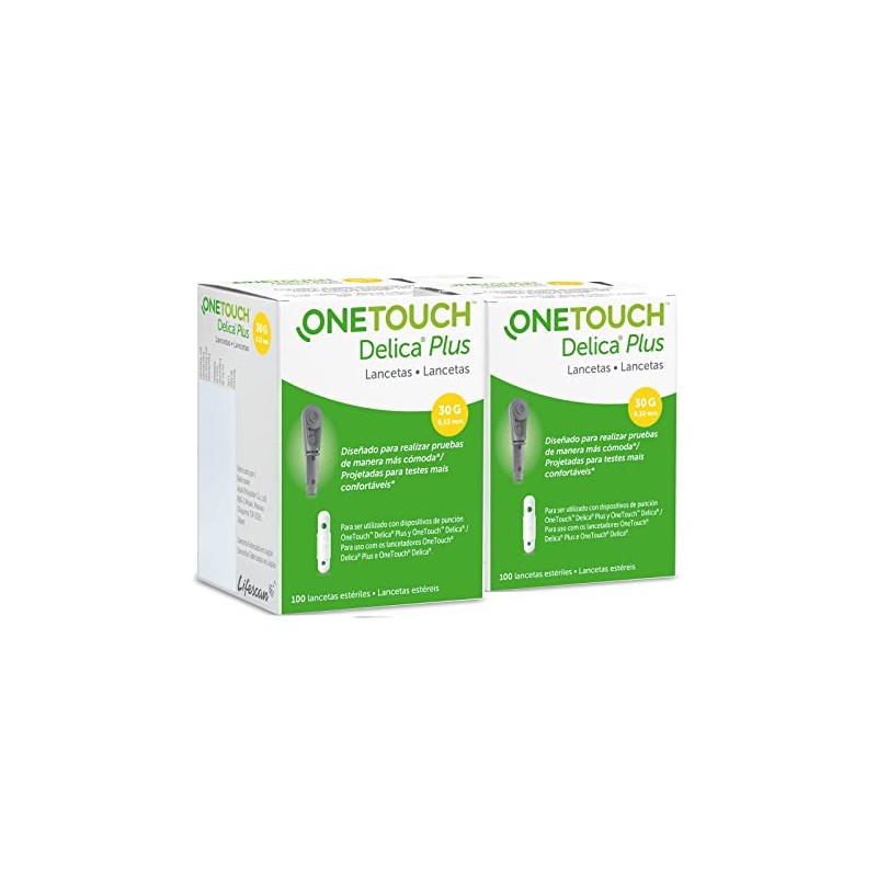 Lancetas One Touch Delica Paquete Con 200 Lancetas