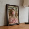 20x30 Wood Grain Gold Border Frame with Home is My
