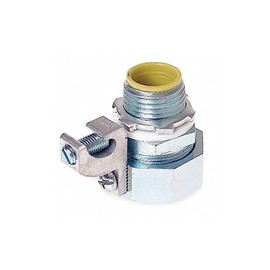 2 in. Liquid Tight Straight Connector, Insulated with Ground Lug