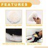 Partuto 1pc 5" 125mm Universal Wool Polishing Buffing Pad -