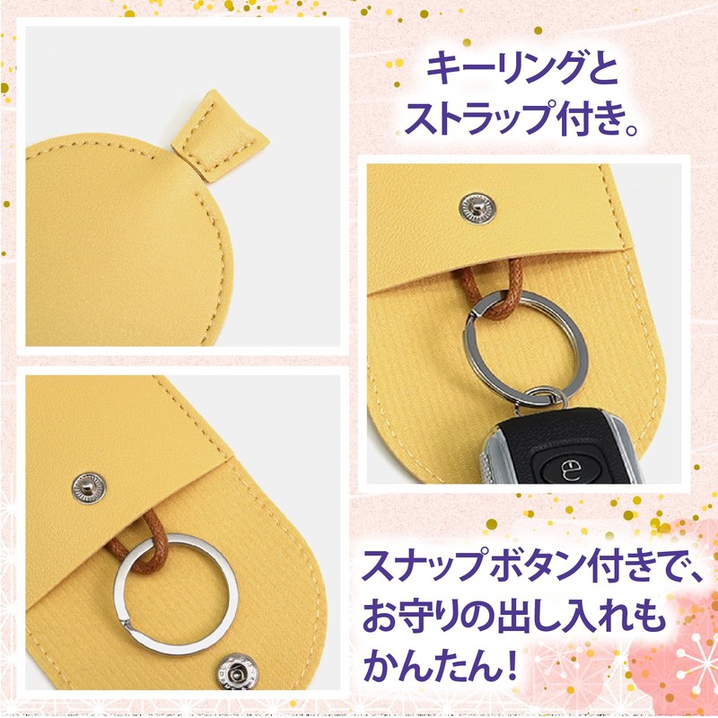 ZERONOWA Amulet Case, Amulet Cover, Amulet Holder, Key Holder, Amulet