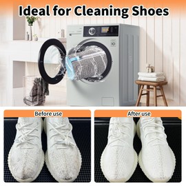 Shoe Washing Machine Bag 2 Pack, Grey