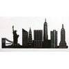 New York City Detailed Skyline Cake Stencil Side C1000 by