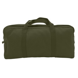 Rothco Canvas Tanker Style Tool Bag, 19” x 9” x 6”, Olive Drab
