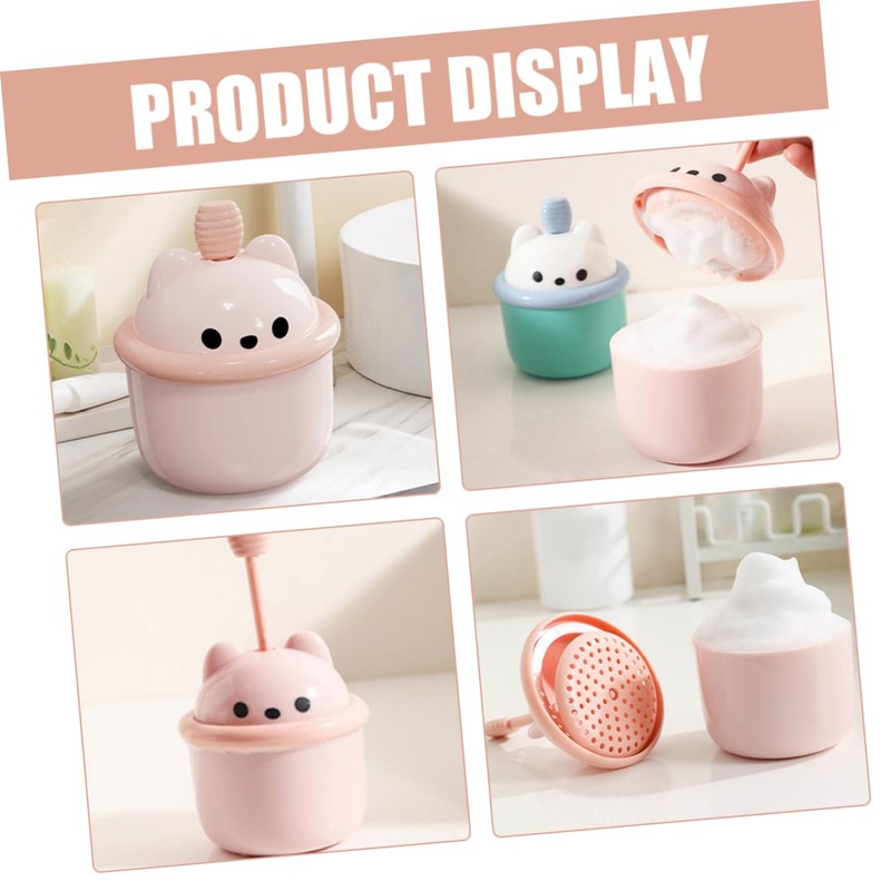 TOVINANNA Facial Cleanser Foams Maker Cup 3pcs Set for Gentle