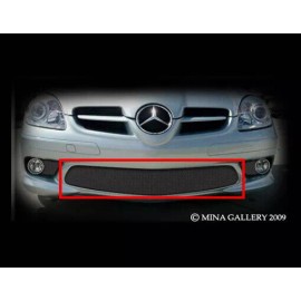 Mina Gallery Black Lower Middle Mesh Grille Grill for Mercedes SLK55 SLK Sport AMG 2005-2008