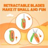 Safety Scissors for Kids, Retractable Small Scissors for Toddler Craft