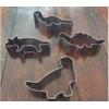 Dinosaurs stainless steel Cookie Cutter Set