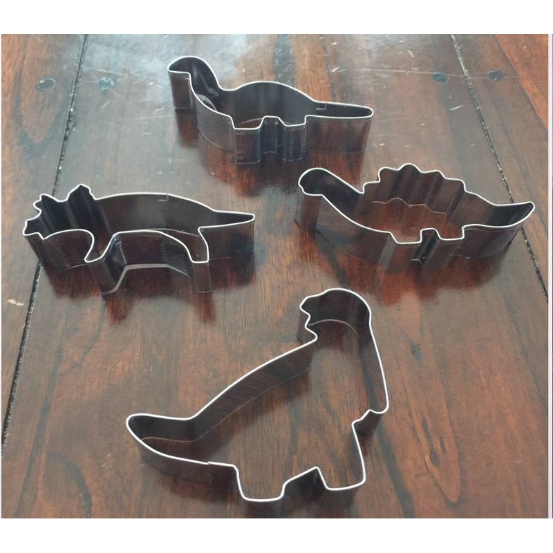 Dinosaurs stainless steel Cookie Cutter Set