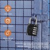 NAGE Padlocks with Code 4 Digit, Combination Padlock for Gym