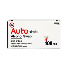 Autocheck disposable alcohol swab 100 sheets x 1 2ea