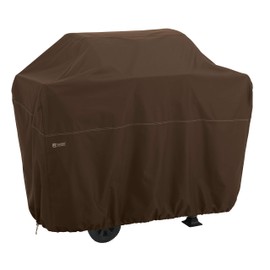 Classic Accessories 55-726-046601-RT Madrona Waterproof 64 Inch BBQ Grill Cover, 64" W x 24" D x 48" H, Dark Cocoa
