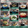 Onader Silicone Cooking Utensils Set, 10 Pieces Black Kitchen Utensils