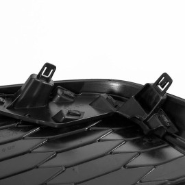 carfixparts For 2021-2022 Toyota Camry SE XSE Bumper Fog Light Covers only Glossy Dark Grey
