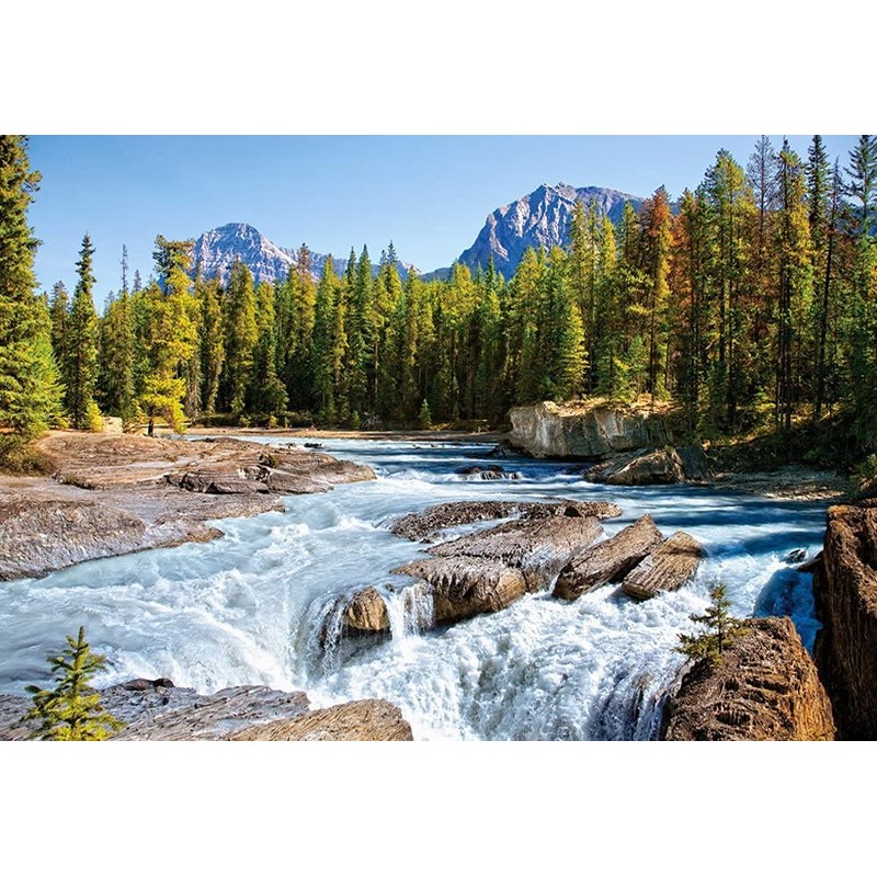 Castorland 1500 Piece Jigsaw Puzzles, Athabasca River, Jasper National Park,