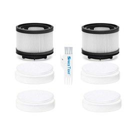 SpaceTent LVAC-200 Vacuum Replacement Filters for Levoit LSV-V201-WUS Vacuum Cleaner, 2 Pack Post-Motor Filters and 4 Pack Pre-Motor Filters.