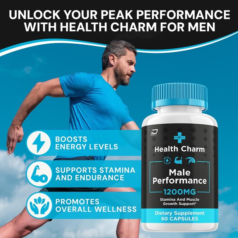 Health Charm (3 Pack) Health Charm for Men Capsules –
