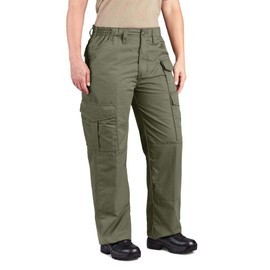 Propper Women's Uniform Tactical Pant, Olive Green, Size 4 Unhemmed