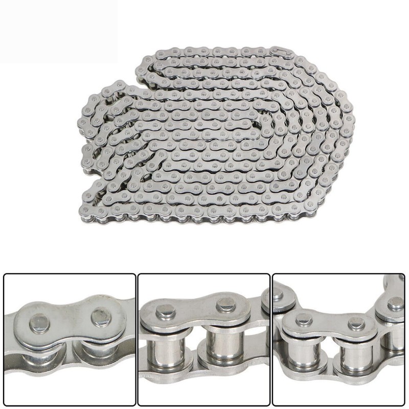 Gudwells ANSI #40SS 08A Stainless Steel Roller Chain 10 Feet,