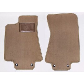 AFM NEW! Tan Floor Mats 2004 - 2009 Jaguar XJR Set of 4 with Heel Pad  Rubber Back