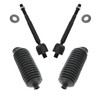 TRQ Inner Tie Rods & Bellows Kit Compatible with 2005-2010