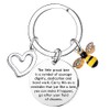 MADHAHEFU Teacher Gifts Teacher Appreciation Gifts Bee Keyring Thank You