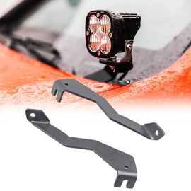 NORTHYUN F150 Hood Ditch Light Mount Raptor Engine Hood Hinge LED Pods Mounting Brackets for Cube LED Pods Antenna Compatible with Ford F150 2004-2014 & 1st Gen SVT Raptor