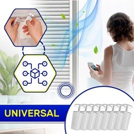 MONTERAL Pack of 8 roller shutter stoppers, 40 mm, colour: white, made of durable plastic