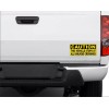 Unbranded This Vehicle Stops At All Railroad Crossings Decal /