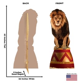 Advanced Graphics Circus Lion Life Size Cardboard Cutout Standup