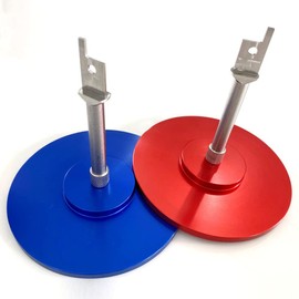 DIY UVC Reciprocating Saw Machines Adapter Cup Attachments Connector Fit for Reciprocating Saws Adapter Tools Aluminium Smooth Surface (Red)