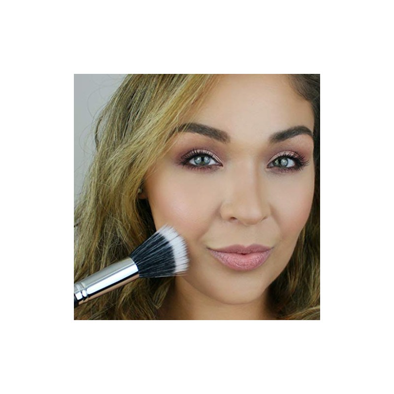 Beauty Junkees - Pinceles de maquillaje de doble fibra, Juego