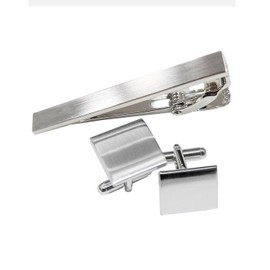 Thomas Bailey Tie Pin/Cufflinks Set - T-Matte Texture