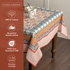 Maison d' Hermine - Mantel decorativo rectangular de 100 %