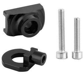 Tensor Cadena Bici,Tensor De Cadena De Bicicleta,Tensor De Cadena Bicicleta,Tensor De Cadena De Bicicleta,Sujetador De Ajustador De Cadena Bici Aleación De Aluminio para Bicicleta Plegable(Negro)