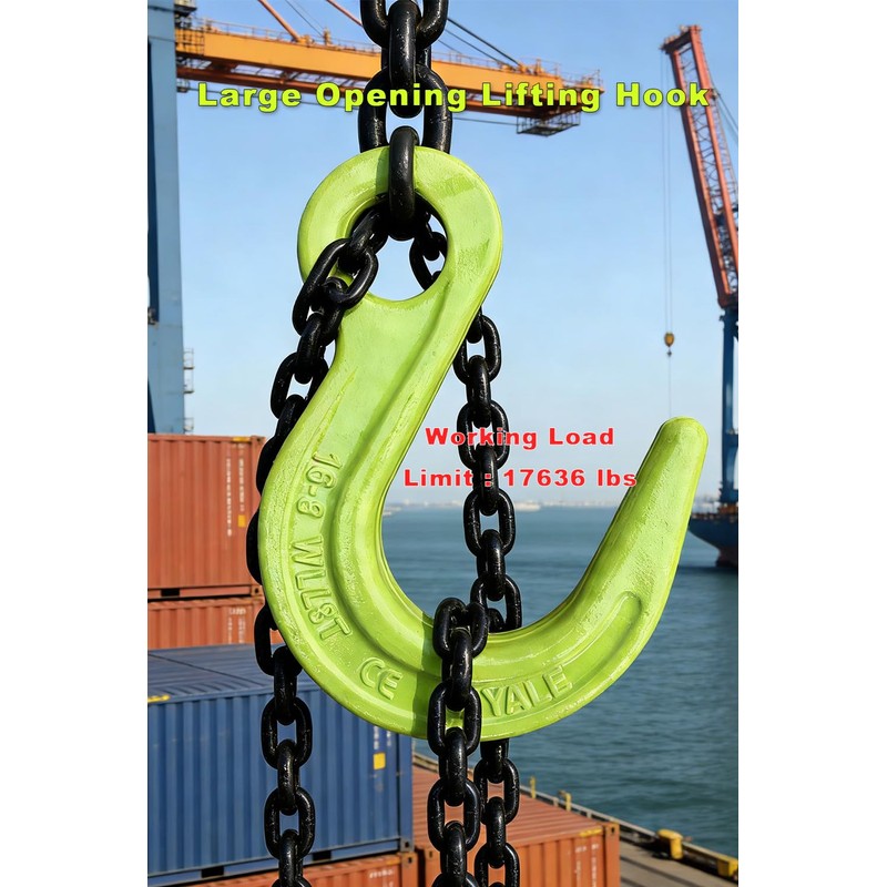 YANBORUI Heavy Duty Weight Large Opening Lifting hooks2 Pack 17636