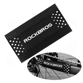 ROCKBROS Bike Chainstay Protector 2 Pack Mountain Bike Chain Guard Frame Protector Durable,20.5 * 11.4CM For MTB, Gravel, Ebike, Bicycle Accessories Black
