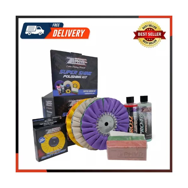 N/A Custom POLISHING Products Super Shine Polishing Kit with 8"