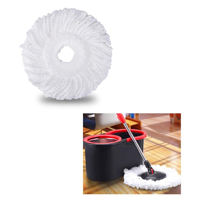 4 Pack Mop Head Replacement for Hurricane Refill, Microfiber Spin