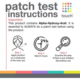 Touch Tóner 7% Ácido Glicólico Con Agua De Rosa, Gel De Aloe Vera