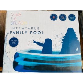 VIVA LA SPLASH Inflatable Family Pool 81*52 XLarge VIVA LA SPLASH