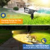 MEIKEE Solar Spot Lights Outdoor 2 Pack Warm White 3000K