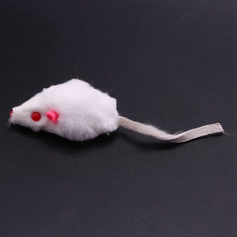 SUNCHSEN Real Rabbit Fur Mice Toys Pet Toy Children's Toys