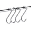 Garosa 4pcs S Ganchos de Acero Inoxidable ganchos en forma