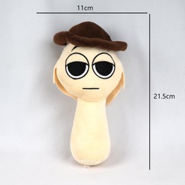 Splanky Plush 25CM Sprunki Plush Doll Horror Game Plush Soft Stuffed Animal Pillow Figure Doll Adult Children Christmas Birthday Gift (Tuner)