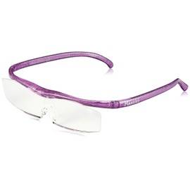 Hazuki Magnifier Compact 1.6x Clear Lens, New Purple