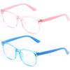 Teumire Kids Blue Light Blocking Glasses for Boys Girls Square