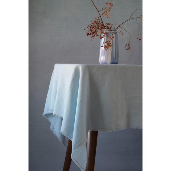 Linkslove Home 100% Pure Linen Tablecloths for Rectangle Tables with