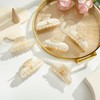 CWJCYTNSN 2 PCS Acrylic Letter Hair Clips for Women Non-slip